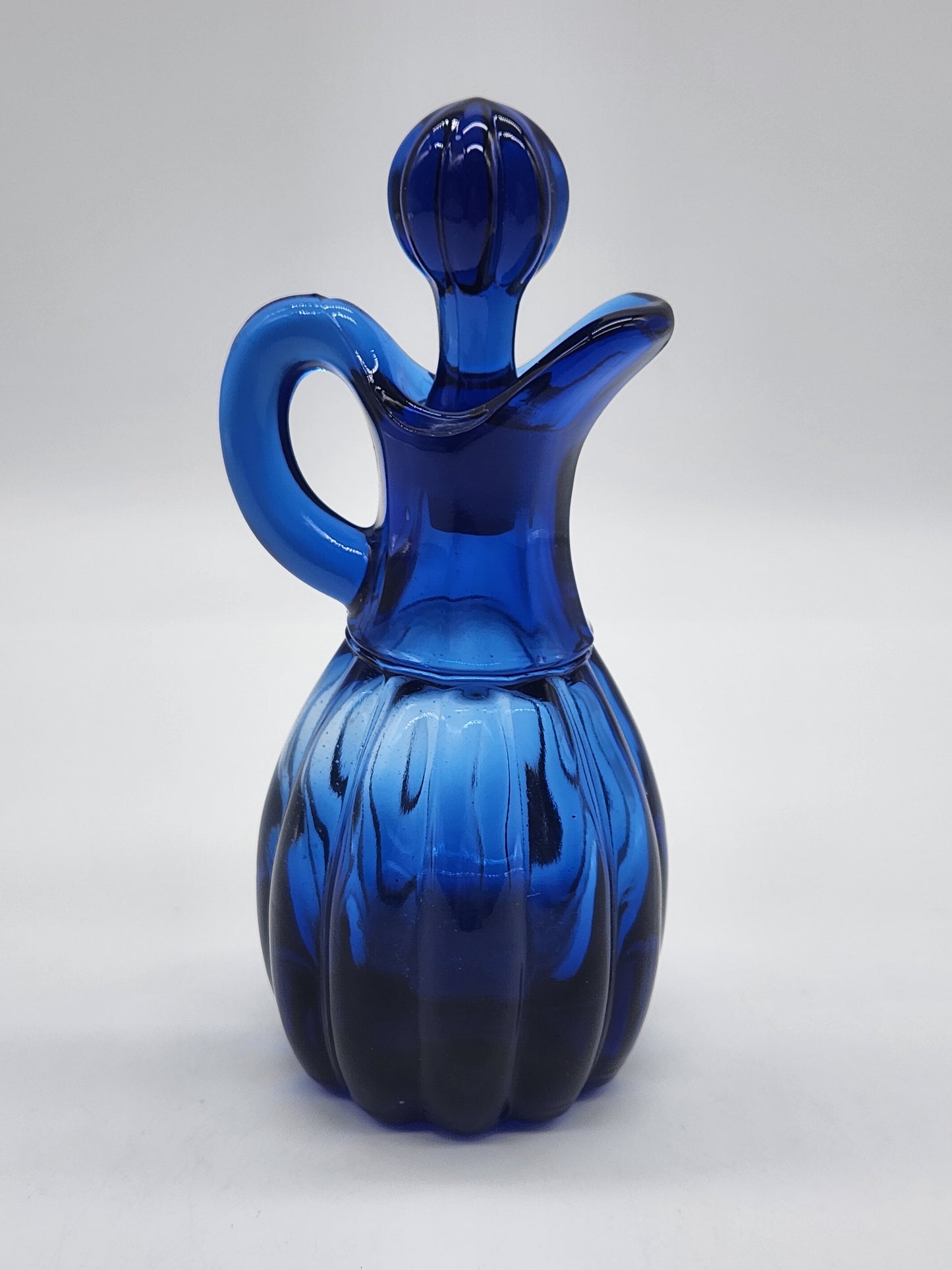 Imperial Glass Blue (Ultra) Cruet with Stopper