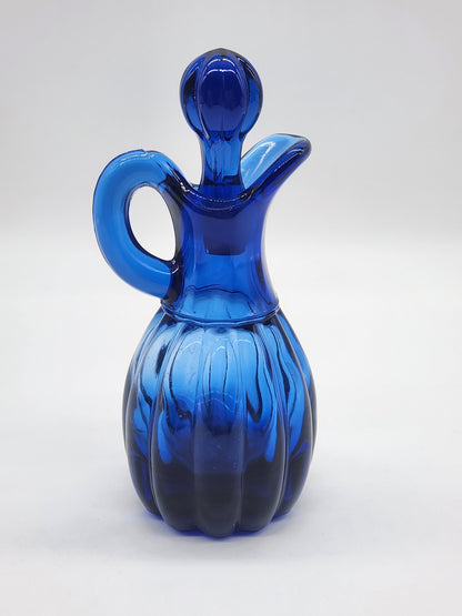 Imperial Glass Blue (Ultra) Cruet with Stopper