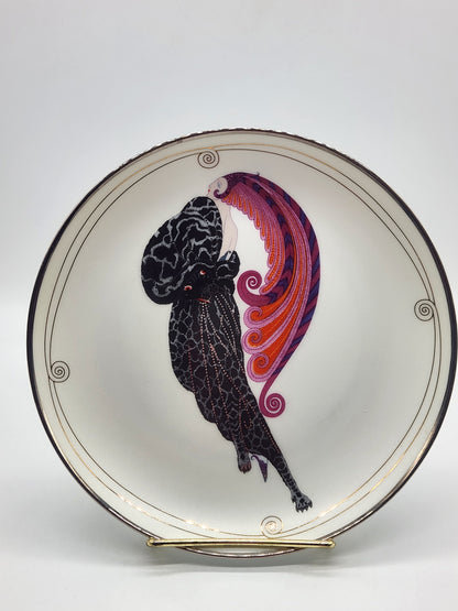 Vtg. FRANKLIN MINT HOUSE OF ERTE 8" PLATE