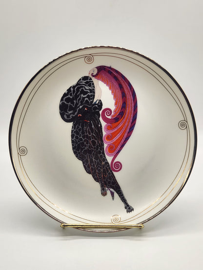 Vtg. FRANKLIN MINT HOUSE OF ERTE 8" PLATE