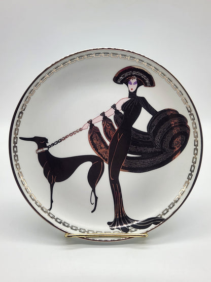 Vtg. FRANKLIN MINT HOUSE OF ERTE 8" PLATE