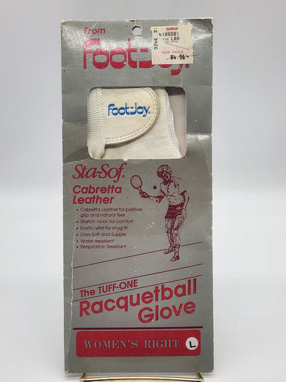 Vintage Footjoy The Tuff-One Racquetball Glove Women's Right Hand Size Large