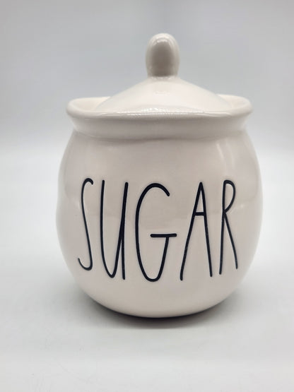 Rae Dunn -SUGAR Sugar Jar *KITCHENWARE*- Rae Dunn By Magenta, Ivory