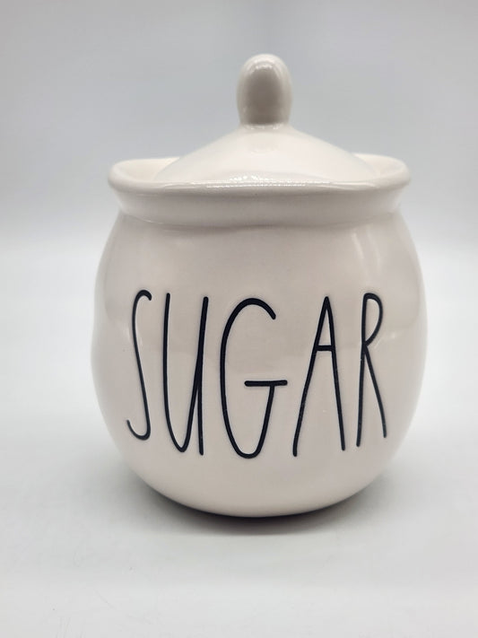 Rae Dunn -SUGAR Sugar Jar *KITCHENWARE*- Rae Dunn By Magenta, Ivory