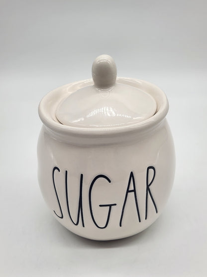 Rae Dunn -SUGAR Sugar Jar *KITCHENWARE*- Rae Dunn By Magenta, Ivory