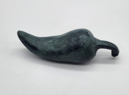 Refined Cast Iron Chili Pepper Paperweight