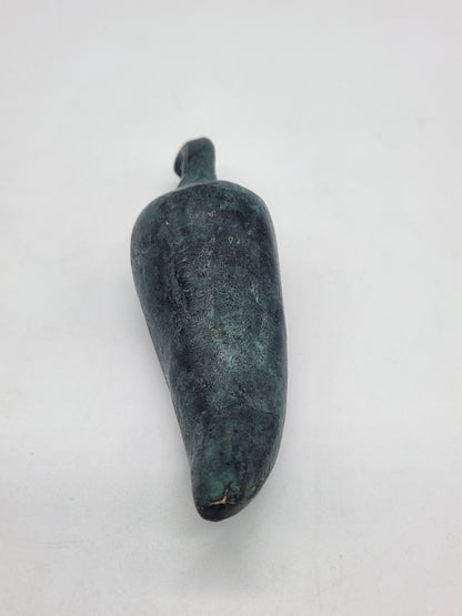 Refined Cast Iron Chili Pepper Paperweight