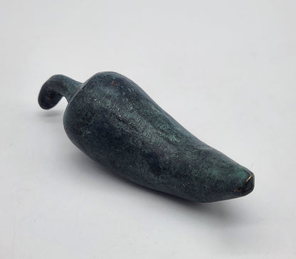 Refined Cast Iron Chili Pepper Paperweight