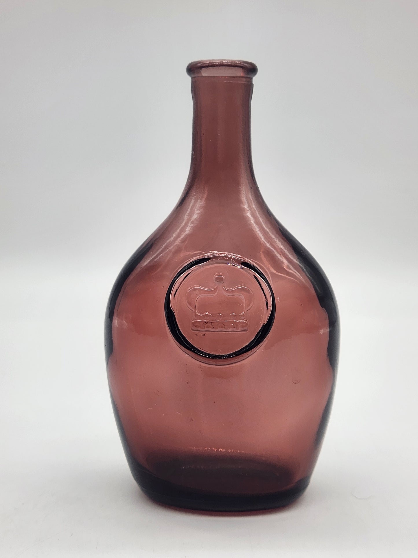 Amethyst Wheaton Crown Bottle 5.75" H