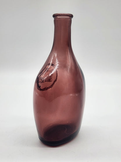 Amethyst Wheaton Crown Bottle 5.75" H