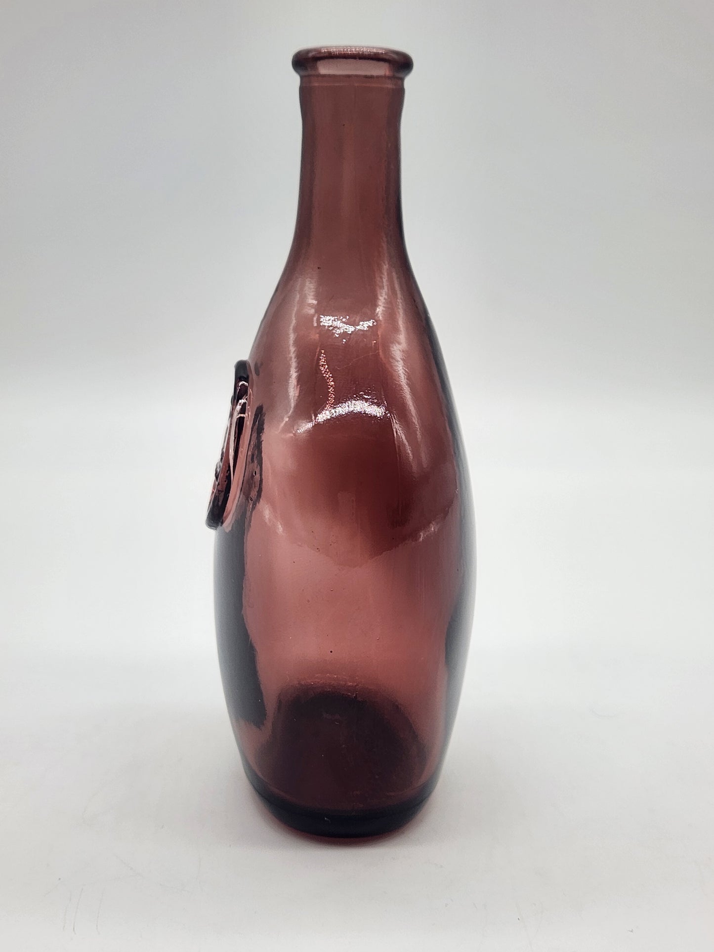 Amethyst Wheaton Crown Bottle 5.75" H