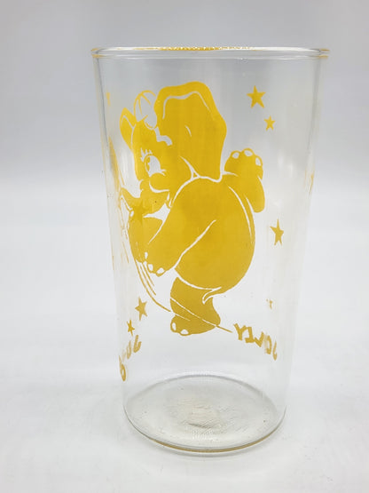 Jolly Jumbo Elephant Vintage Drinking Glass Cup