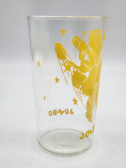 Jolly Jumbo Elephant Vintage Drinking Glass Cup