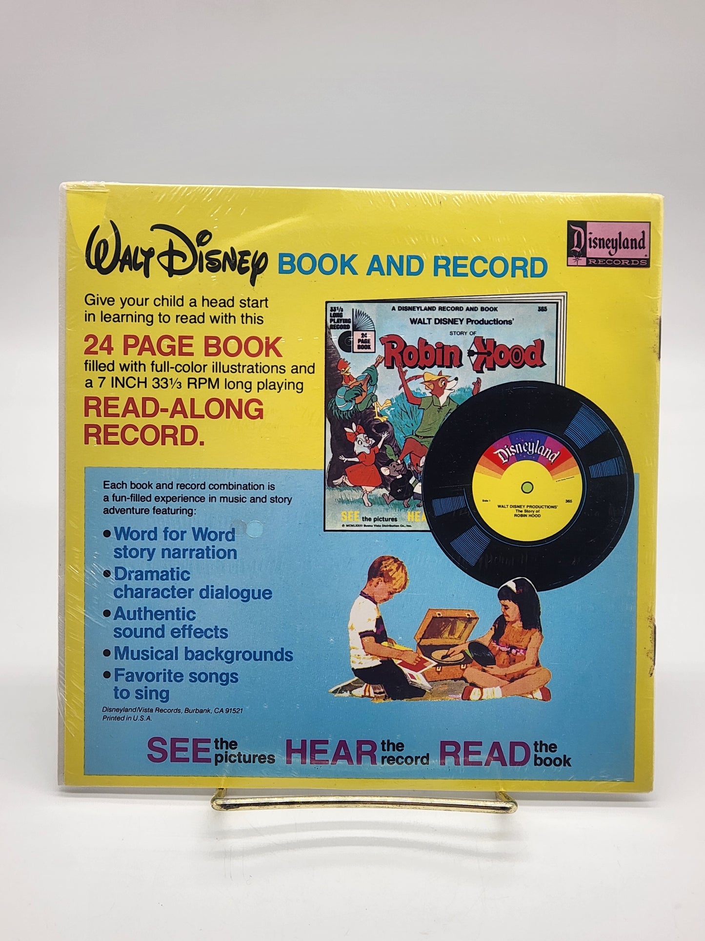 Walt Disney Productions Presents Mickey's Christmas Carol 7" 33 1/3 rpm 386