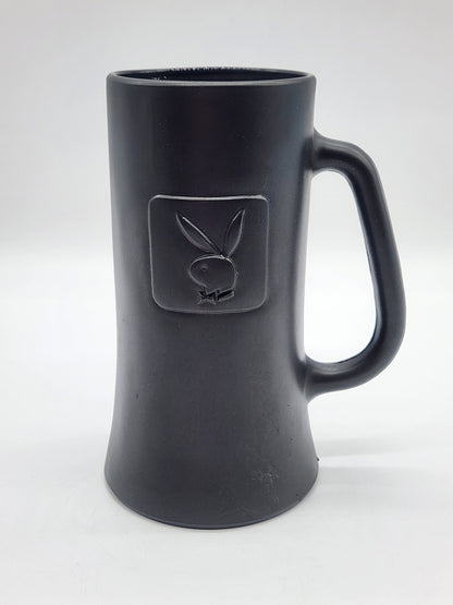 Playboy Bunny Logo Collectible Stein Cup Mug Vintage Grey Pewter