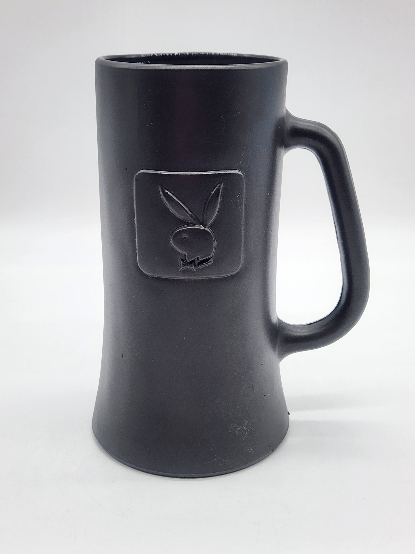 Playboy Bunny Logo Collectible Stein Cup Mug Vintage Grey Pewter