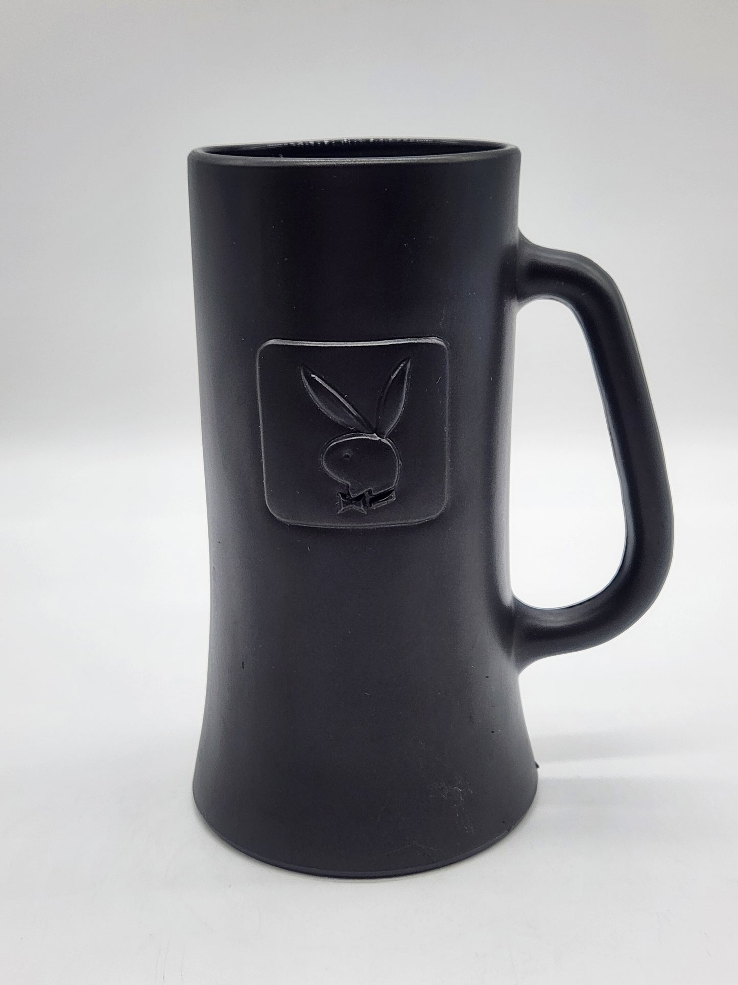 Playboy Bunny Logo Collectible Stein Cup Mug Vintage Grey Pewter