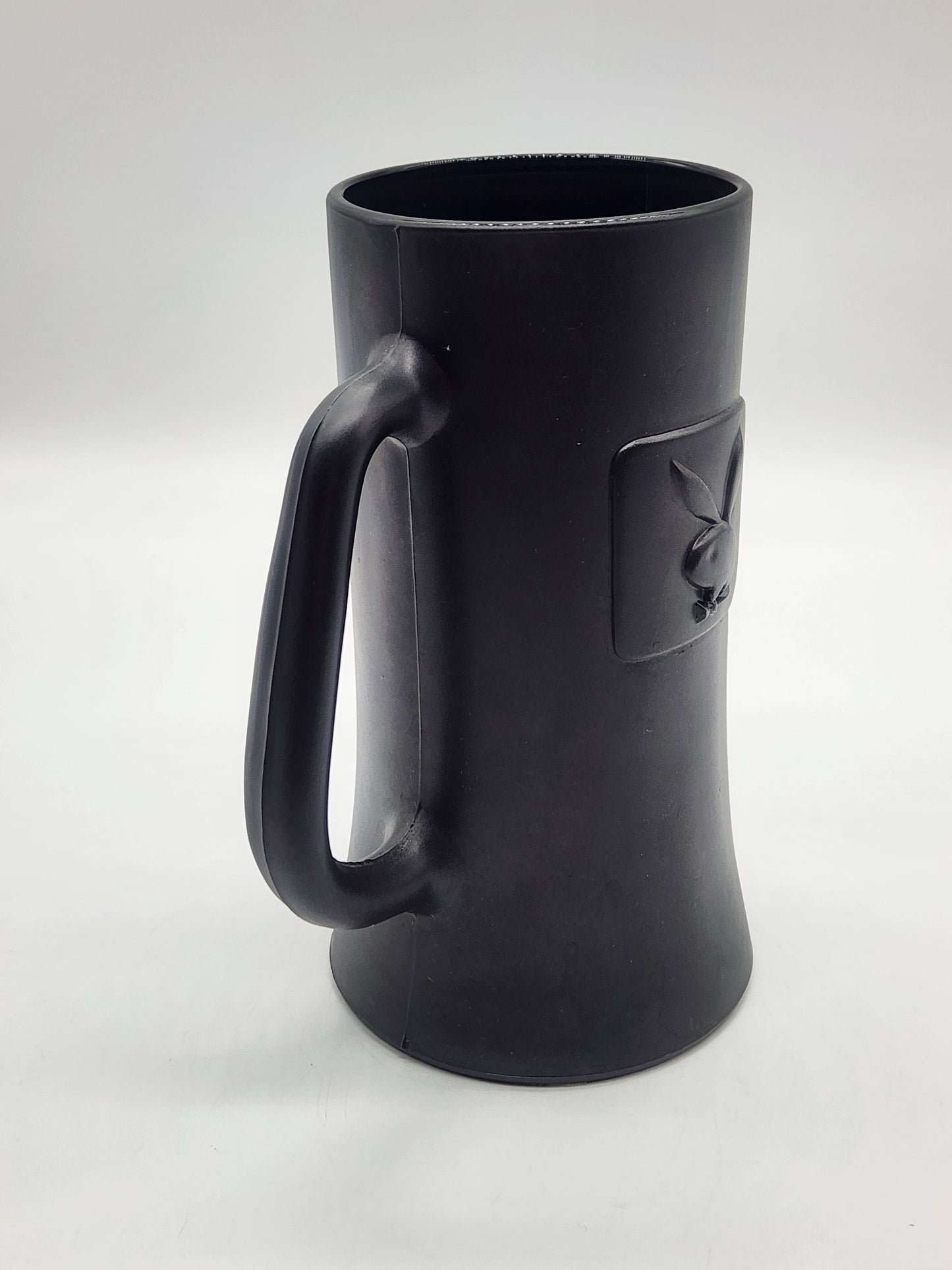 Playboy Bunny Logo Collectible Stein Cup Mug Vintage Grey Pewter