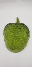 Load image into Gallery viewer, Indiana Glass Green Lucite Glass Grape Shaped Bowl Platter Fruit Bow
