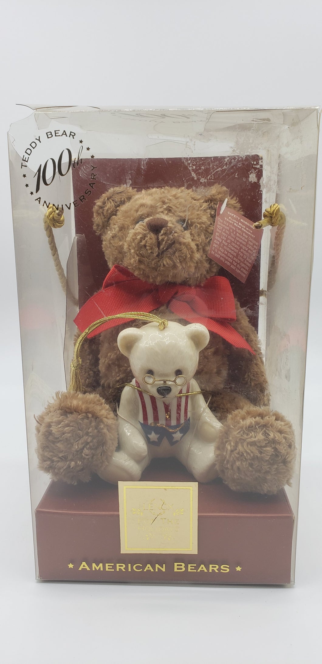 LENOX American Bears Teddy Bear 100th Anniversary  ~NEW in BOX
