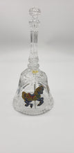 Load image into Gallery viewer, Carousel Horse Bell Crystal Cut Glass 8&quot; by 4&quot;
