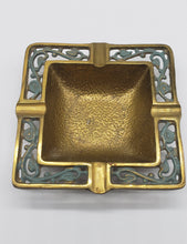Load image into Gallery viewer, Solid Brass Square Ashtray Made in Israel
