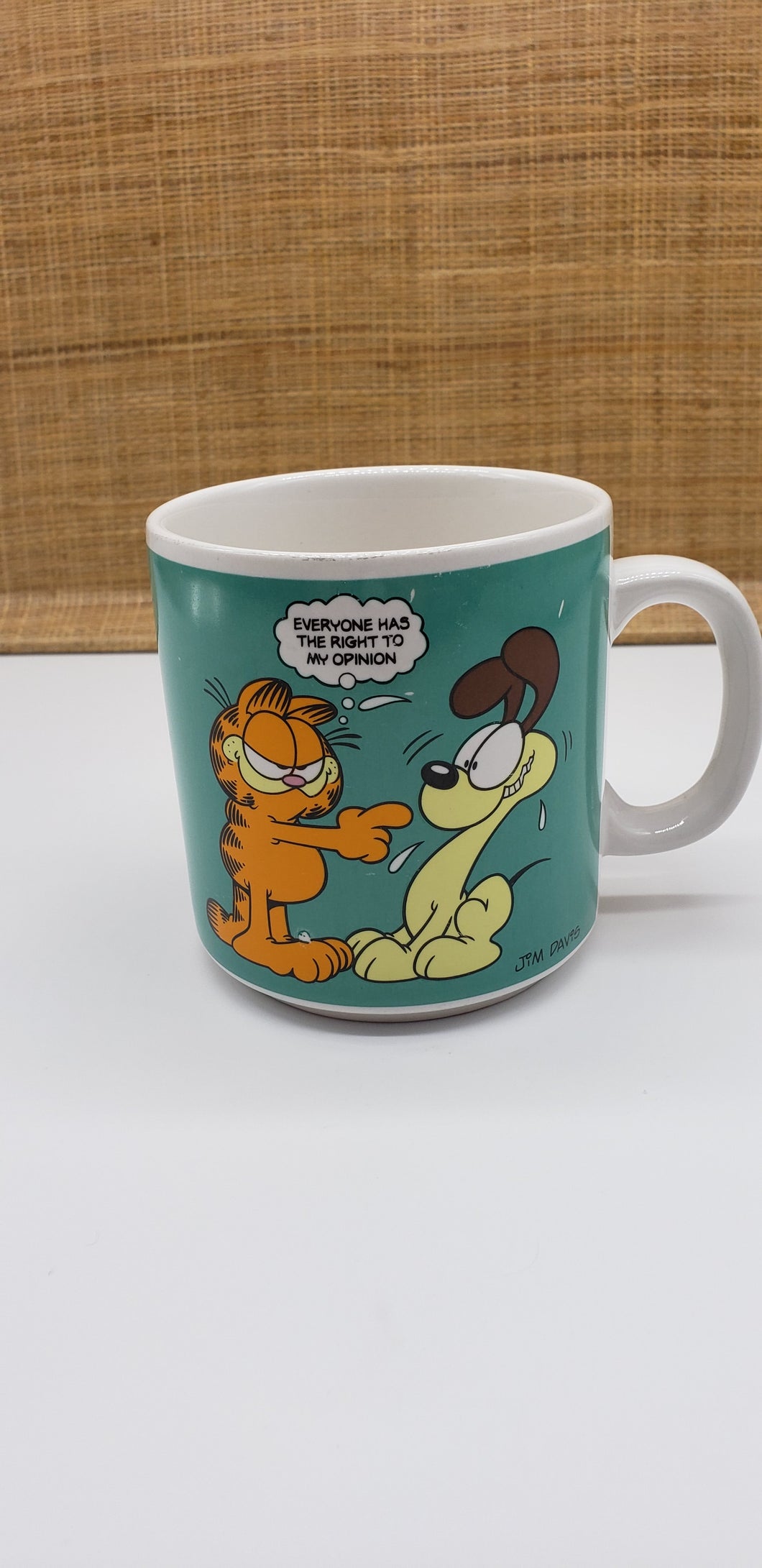 Garfield and Odie Enesco Coffee Mug