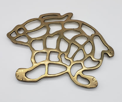 Brass Rabbit Trivet