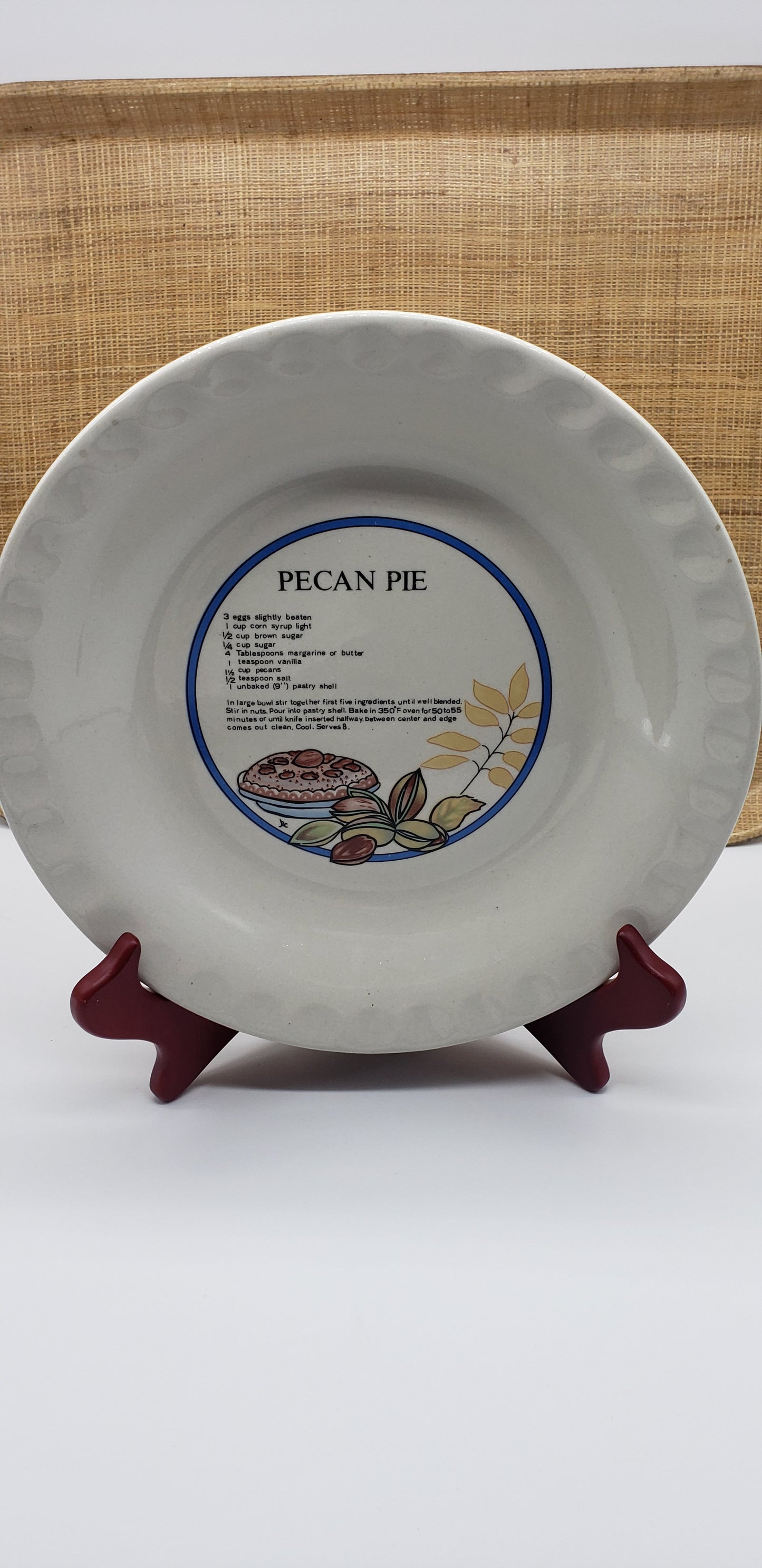 Pecan Pie Plate