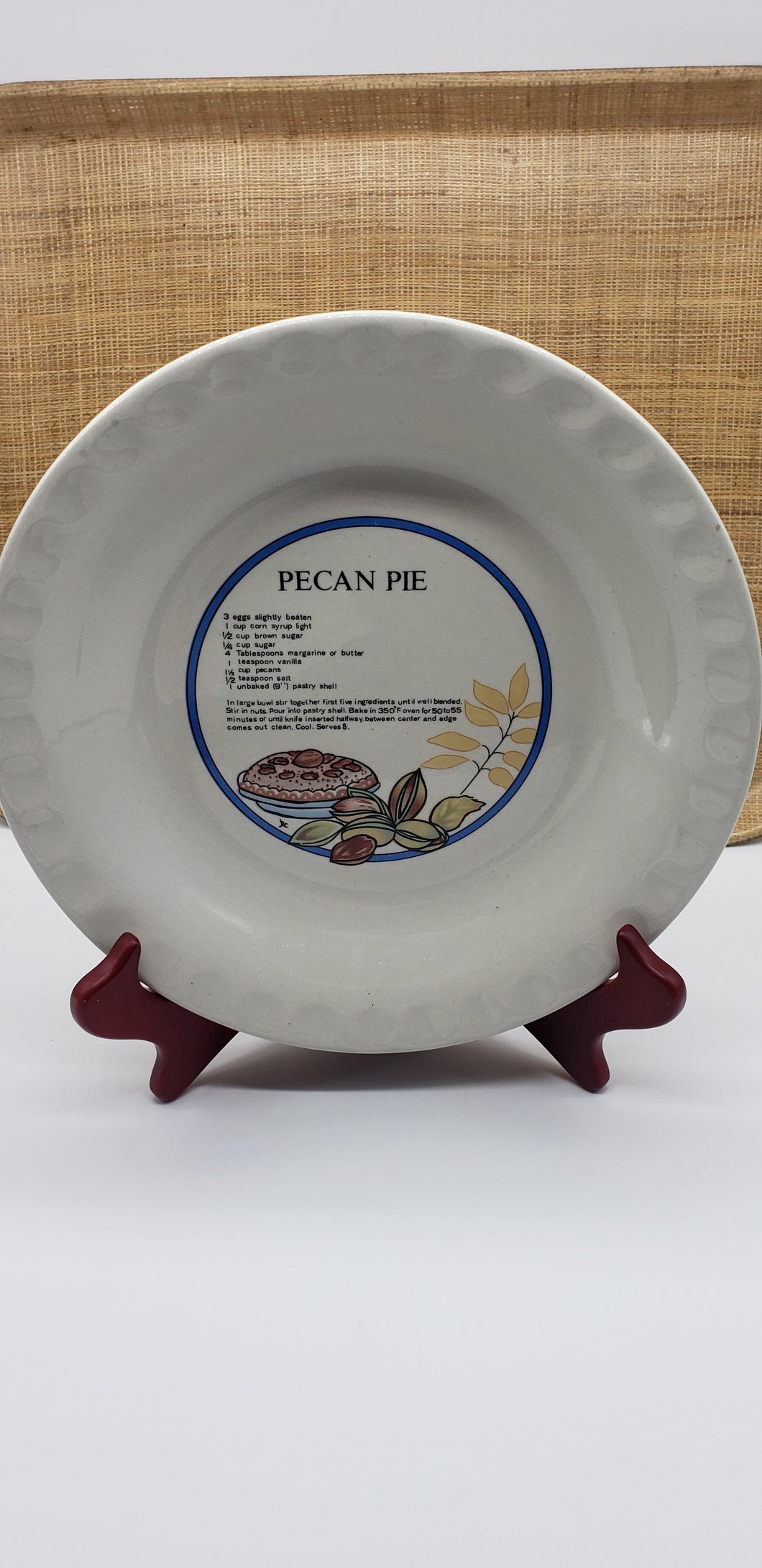 Pecan Pie Plate