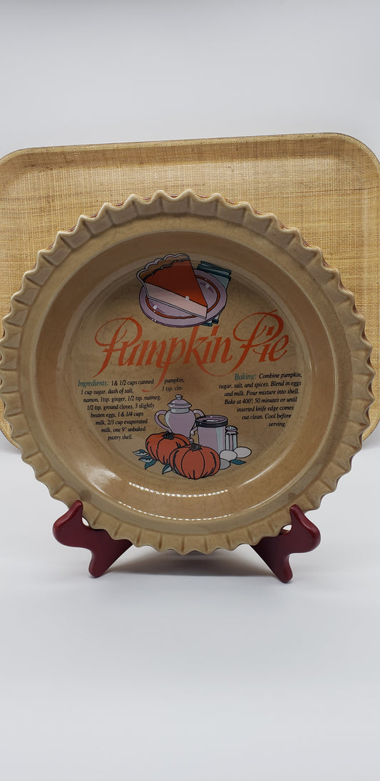 Pumpkin Pie Recipe Pie Plate