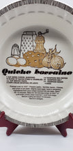Load image into Gallery viewer, Quiche Lorraine Recipe Pie Plate
