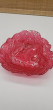 Load image into Gallery viewer, Red Amber Glass Loganberry Bonbon Candy Dish / Bowl
