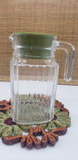 ARC France Clear Glass Ribbed Fridge Pitcher & Lid