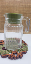 Load image into Gallery viewer, ARC France Clear Glass Ribbed Fridge Pitcher &amp; Lid
