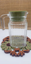 Load image into Gallery viewer, ARC France Clear Glass Ribbed Fridge Pitcher &amp; Lid
