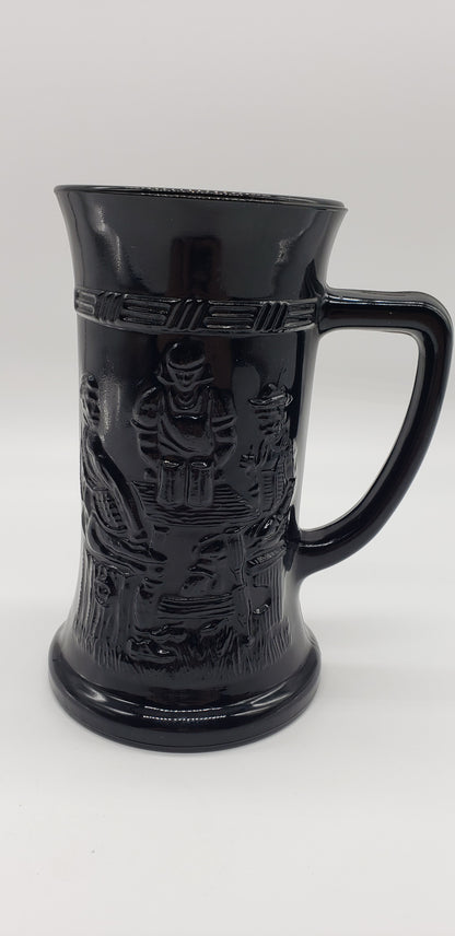 Black Milk Glass Mug/Beer Stein