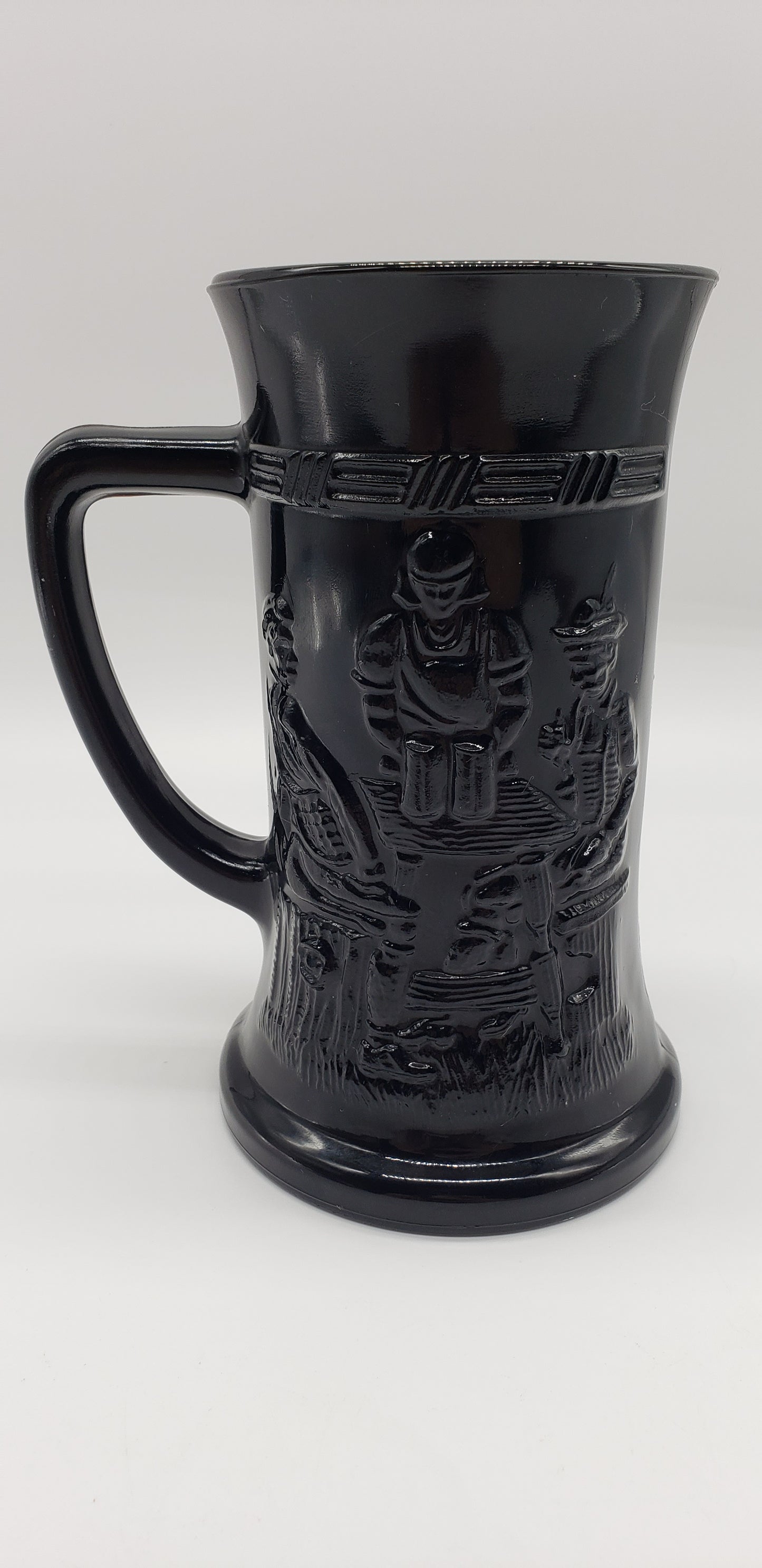 Black Milk Glass Mug/Beer Stein