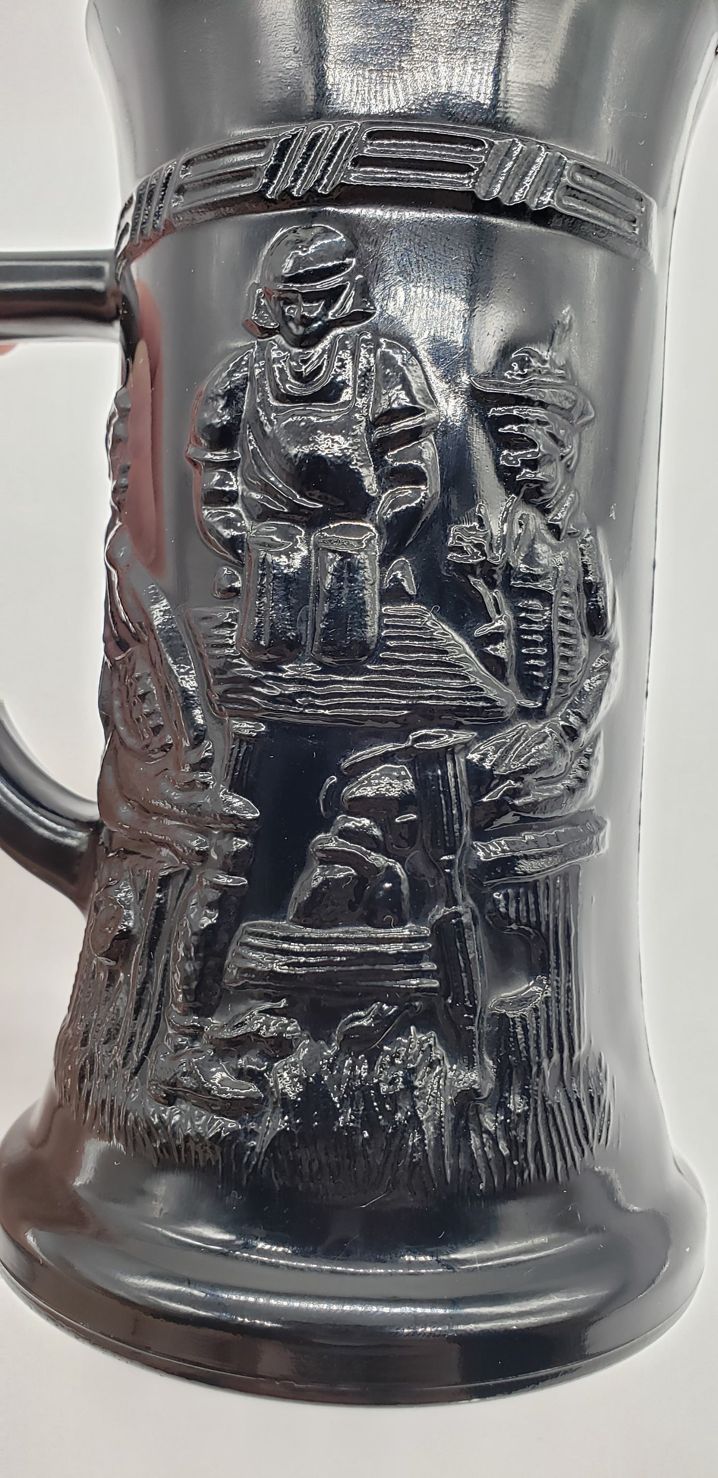 Black Milk Glass Mug/Beer Stein