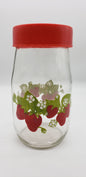 Carlton Glass Strawberry Storage Jar 1.5L