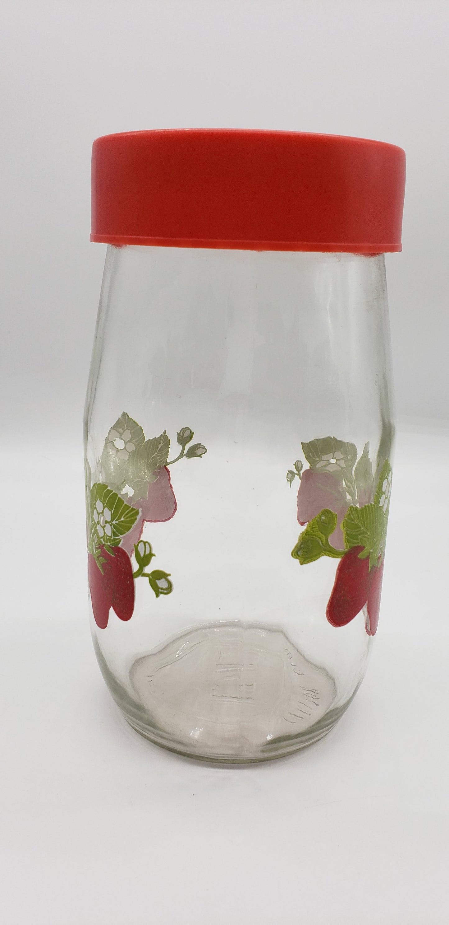 Carlton Glass Strawberry Storage Jar 1.5L