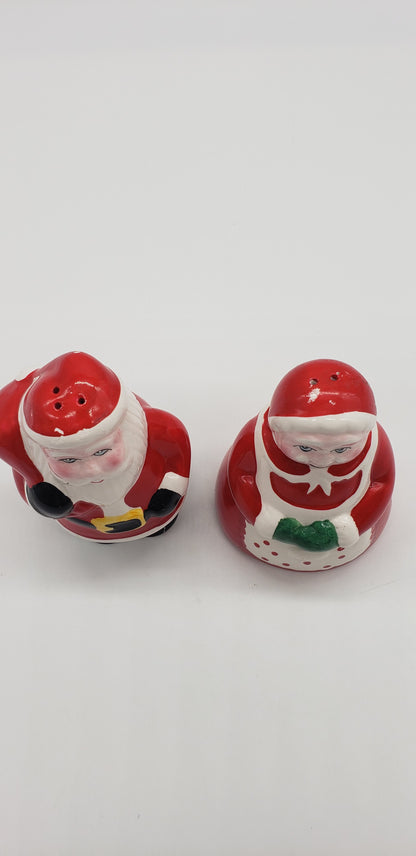 Santa and Mrs Claus Salt & Pepper Shakers