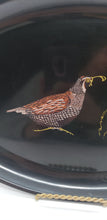 Load image into Gallery viewer, Couroc Black Lacquer Quail Tray
