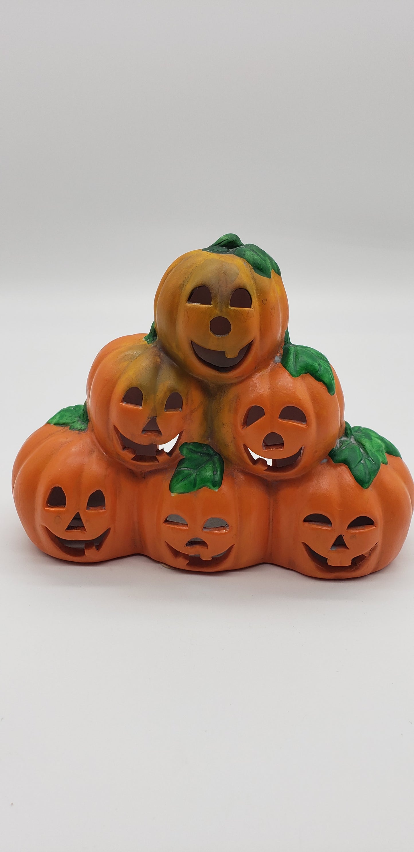 Papel Halloween Pumpkin Votive Holder