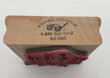 Load image into Gallery viewer, Stampers Anonymous &quot;It&#39;s A Dangerous Business Going Out Your Front Door&quot; Rubber Stamp
