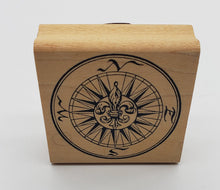 Load image into Gallery viewer, Stamp Francisco Compass Rose Rubber Stamp
