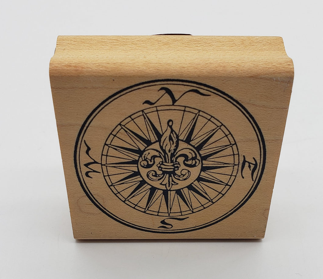 Stamp Francisco Compass Rose Rubber Stamp