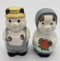 Pig man and woman salt and pepper shakers