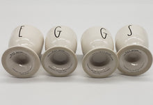 Load image into Gallery viewer, Rae Dunn Magenta Artisan Collection EGGS Egg Cups Set of 4
