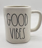 Rae Dunn By Magenta GOOD VIBES Ceramic Coffee / Tea Mug